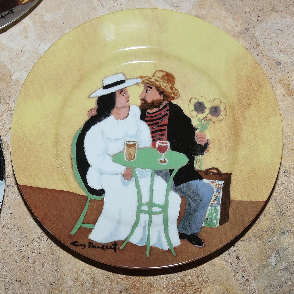 Guy Buffet Collection 5 Collector Plates in Great Artists Series 8