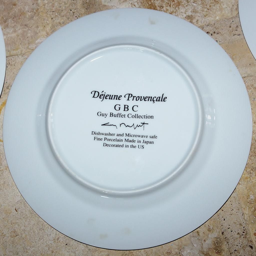 Guy Buffet Collection 5 Collector Plates in Great Artists Series 8