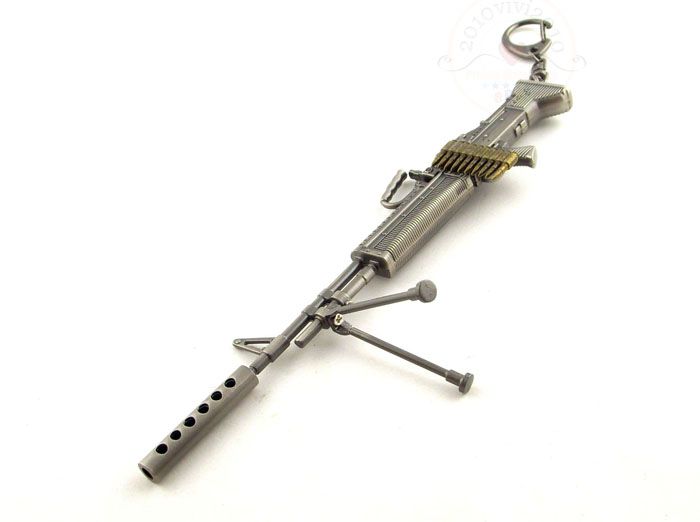 U.S. military M60E1 General Purpose Machine Gun Keychain ring Military