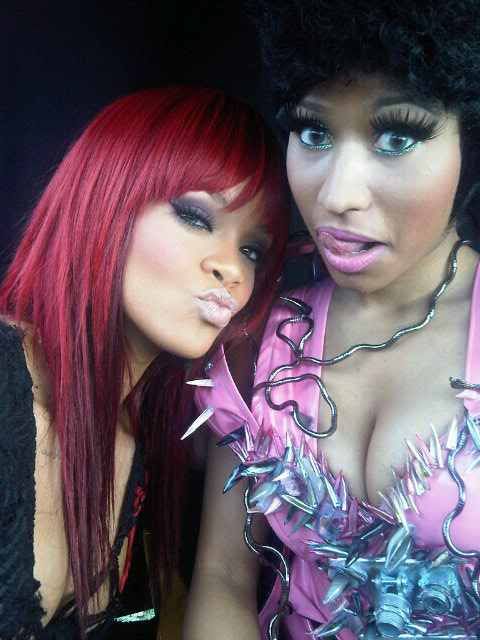 rihanna and nicki minaj living together. rihanna 2011 photoshoot. nicki