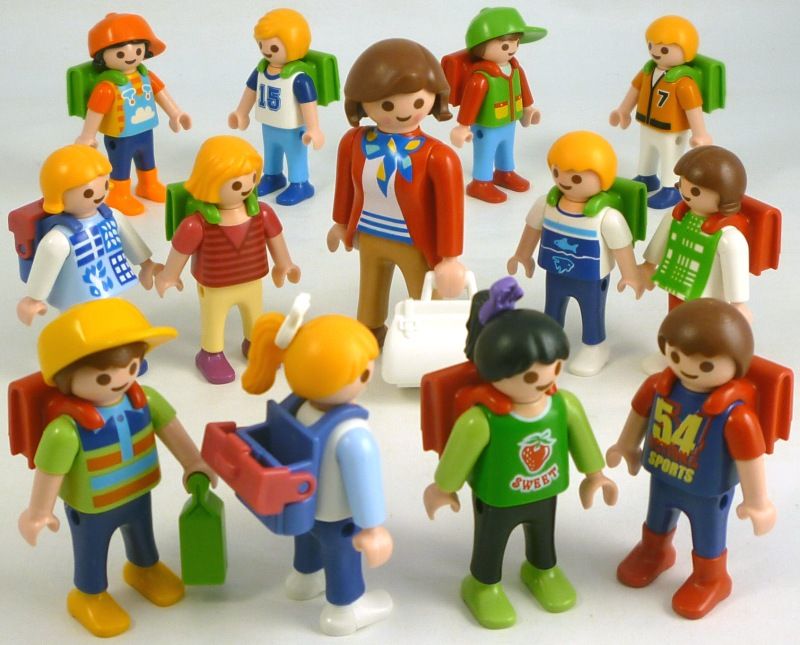 Playmobil TEACHER & CHILDREN - School Figures Boys Girls Kids Class