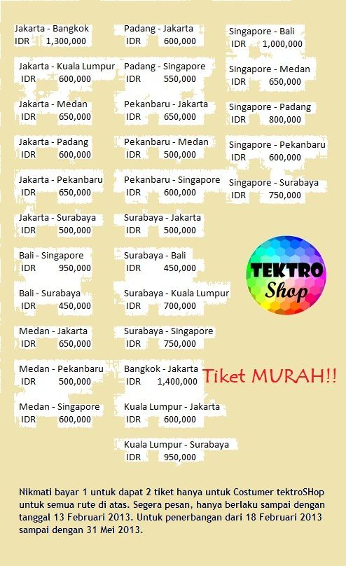 Tiket Pesawat Murah Jakarta Surabaya Agustus 2012