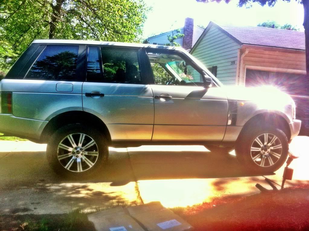 My Range Rover with a 2" Lift and 33" All Terrain Tires Johnson Rods