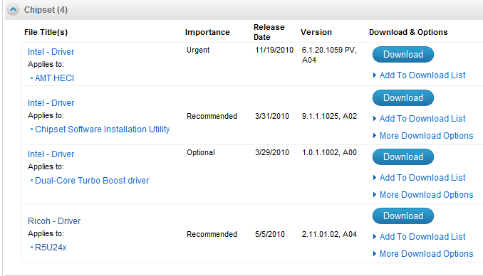 For the SATA driver, is the 2nd 'pre-os' driver is the one I need, or is the 7/26/2010 the same, but newer driver.