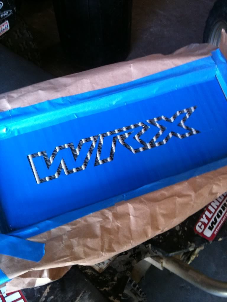 STI Intercooler Stencil NASIOC