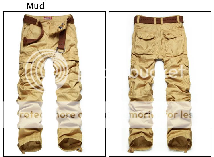 NEW MATCH Mens Popular pouchy trousers Casual Cargo Pants Size W30 