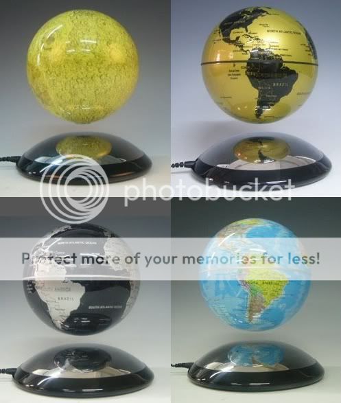 Magnetic Floating & Rotating Globe 4 Inch  