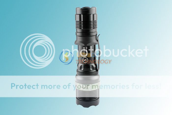 Mode 400 Lms adjustable focus 7W CREE Q5 LED Flashlight Torch 