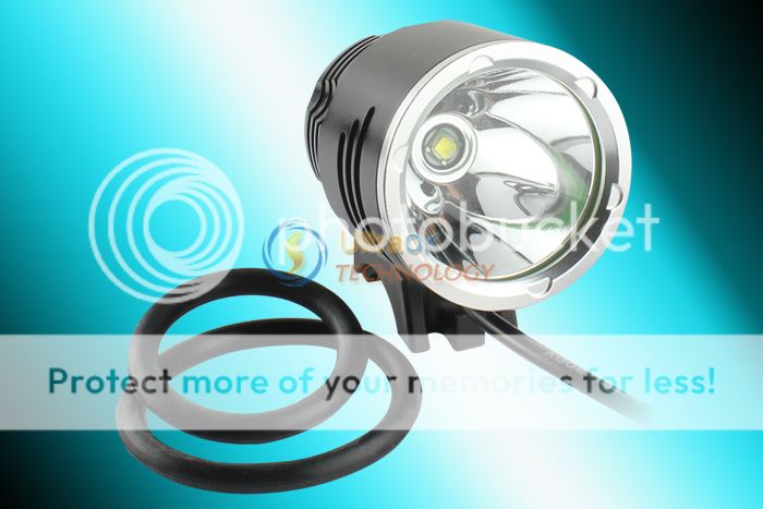 1800 LMS CREE XML T6 LED Bicycle Light Torch/Headlamp+Headband/Battery 