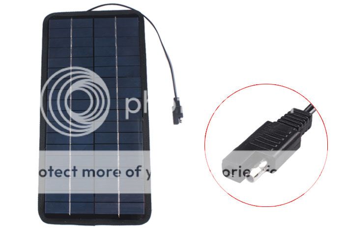 Portable Solar Panel Battery Charger 12V 8W for Car RV Car Truck Battery Charger