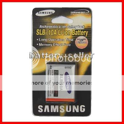 SLB 10A Battery For Samsung L100 L110 L200 L210 P800  