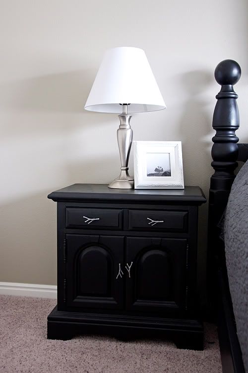 side table with lamp