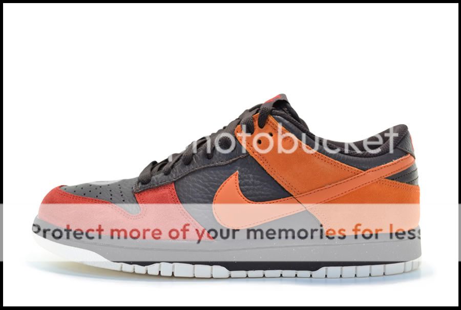 318020 082] Nike Dunk Low CL Tar Orange Blaze Varsity Red  